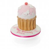 Giant Pink Cupcake - online cakes